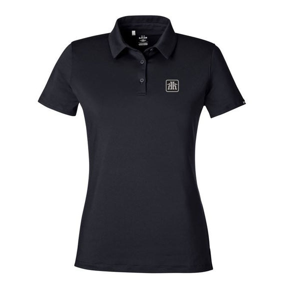 Polo recyclé Under Armour pour femme - Noir