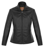 Veste en cuir pour femmes