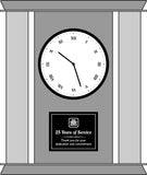 Horloge de cheminée personnalisée "Rosedale" 9".