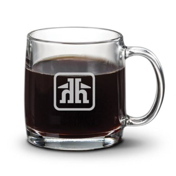 The Nordic - Glass Coffee Mug 13oz